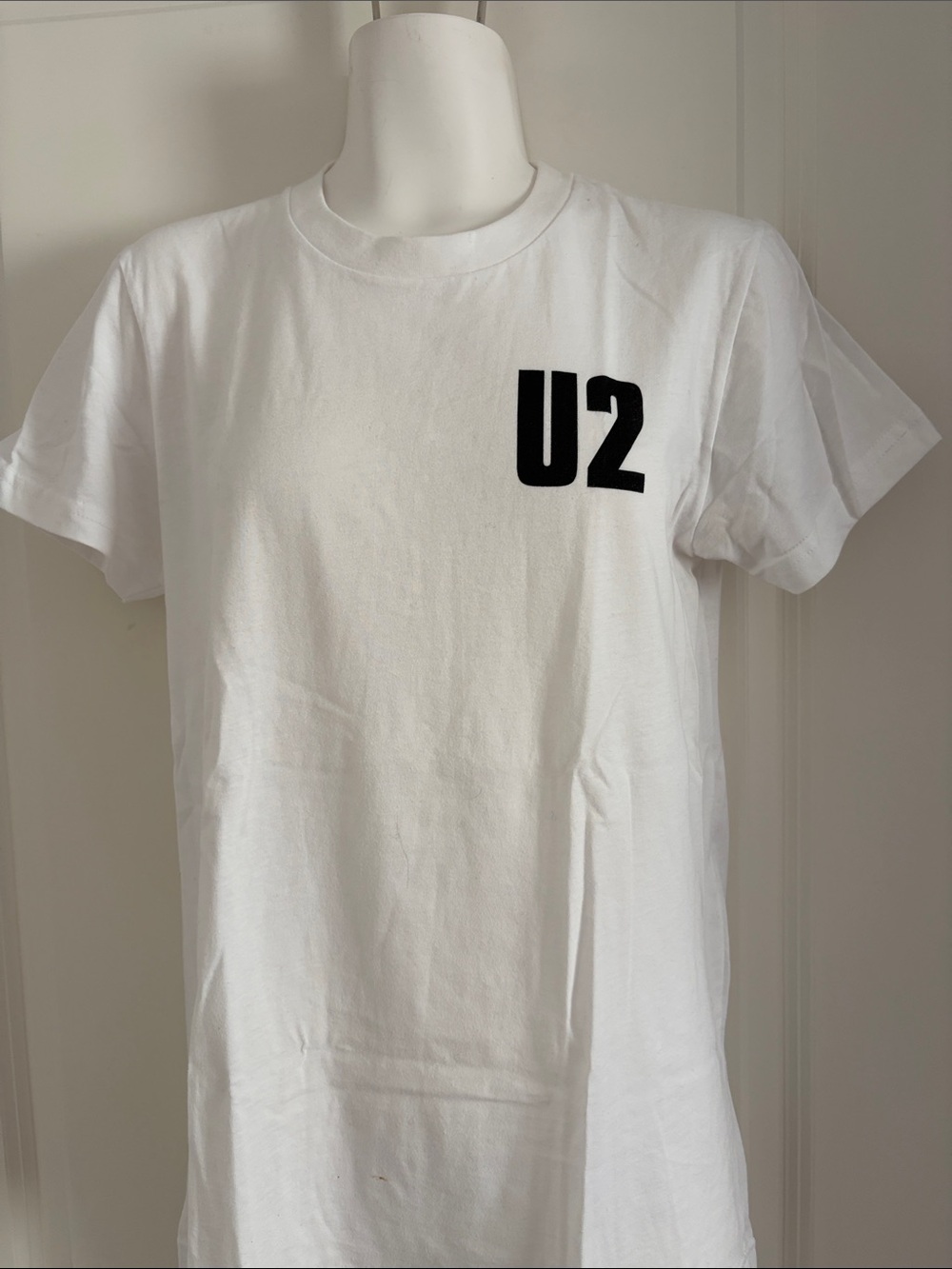 U2 Concert Logo White Short Sleeve Tee